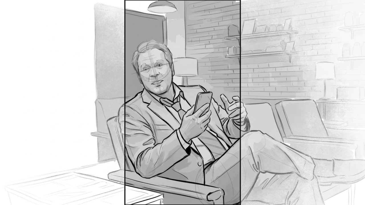 Social - Dual Aspect Ratio - storyboard frame 7 by Dakota Warren